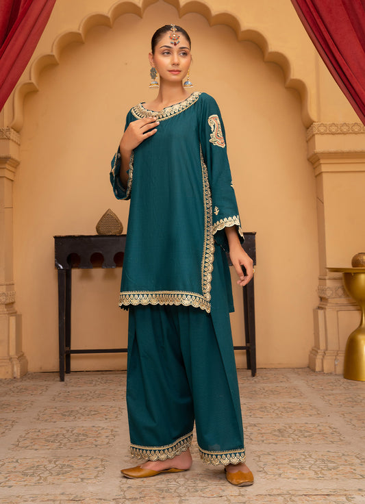 Teal Drape