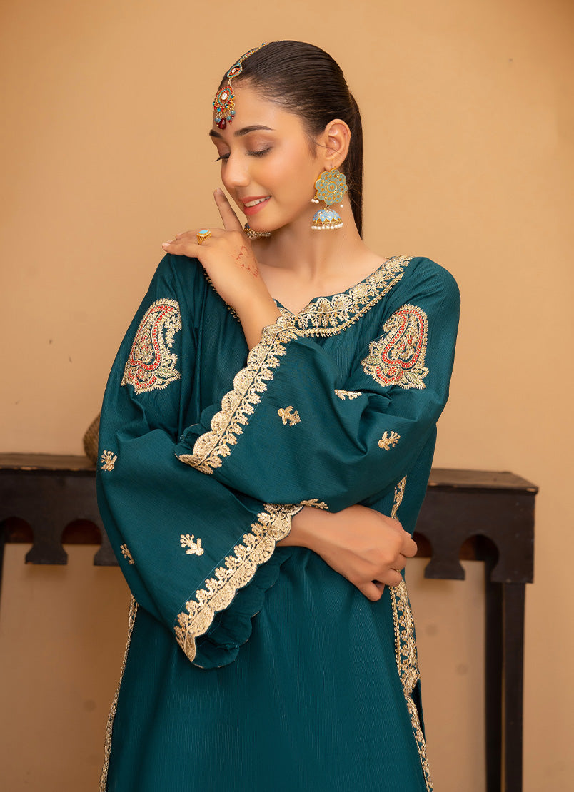 Teal Drape