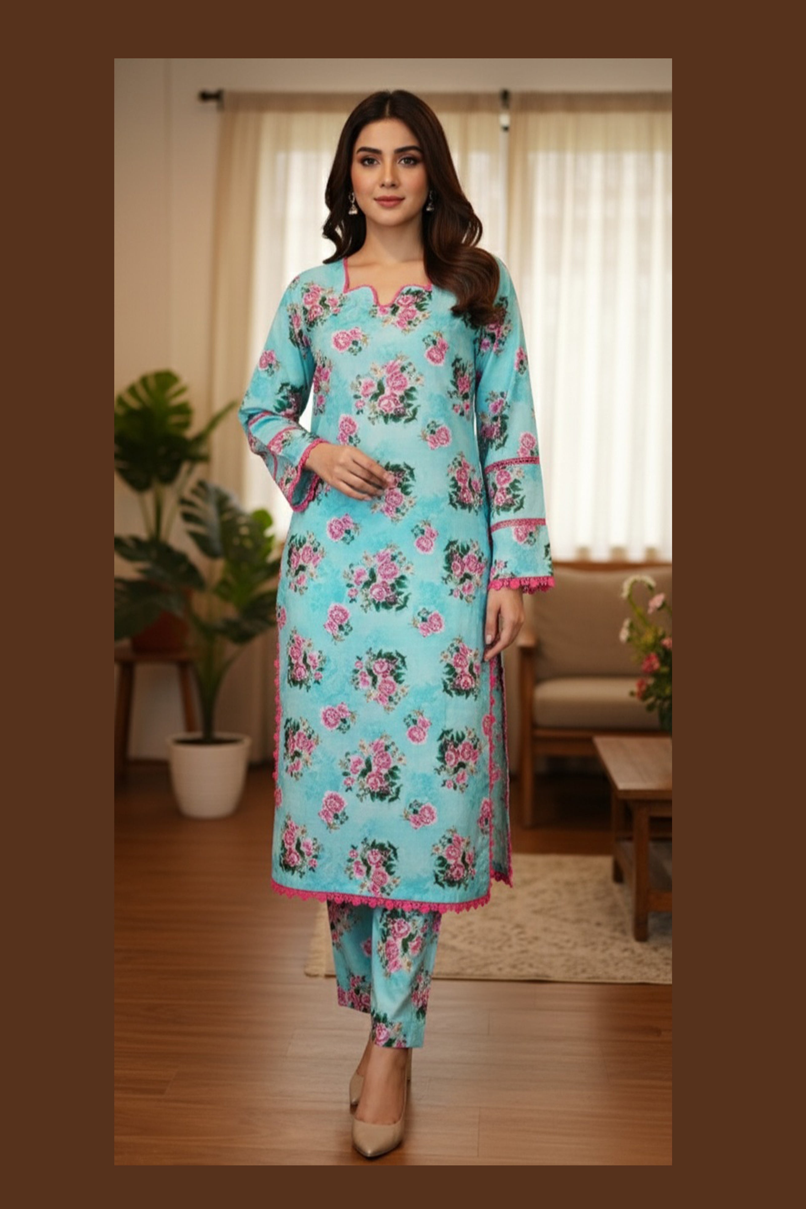 Gulab Asmani CO-ORD Set
