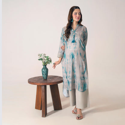 Dye & Dye Kurta With Trouser