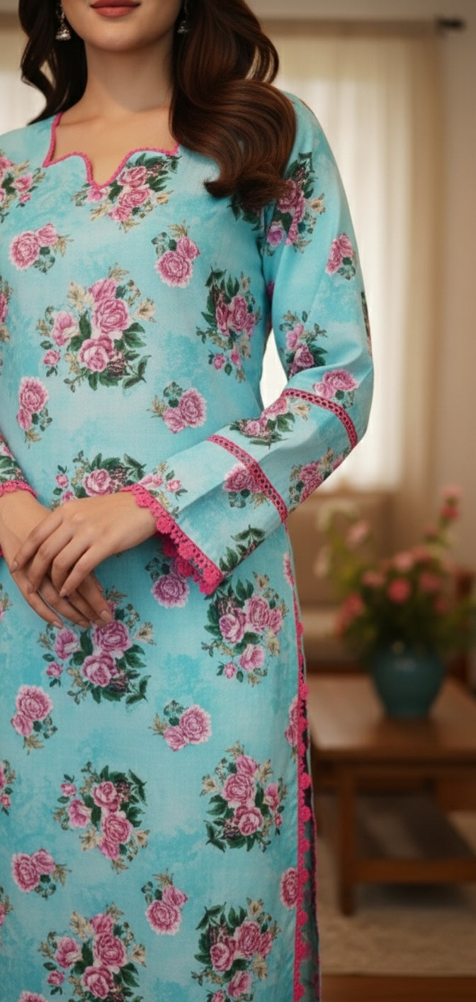 Gulab Asmani CO-ORD Set