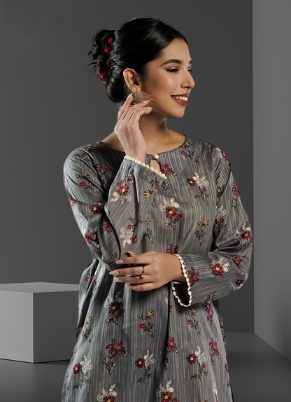 Soft Cambric Stitched Cawlan CO-ORD Set