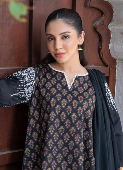 Chaarcoal Mith 3 PC Unstitched
