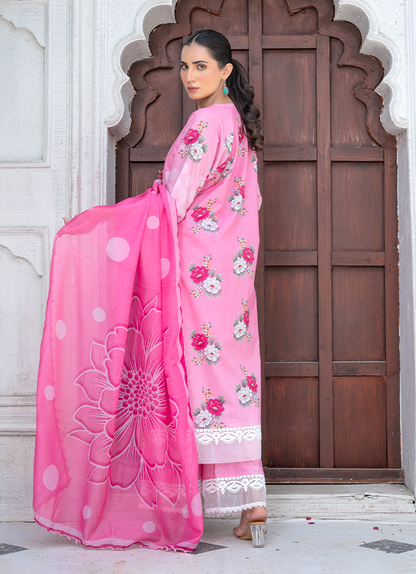 Azalea Mist 3 PC Unstitched