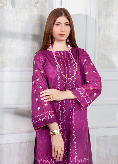 Elegant Maroon Printed Co-Ord Set