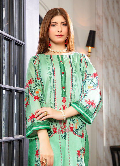 Classic Emerald Green Tunic Co-Ord Set