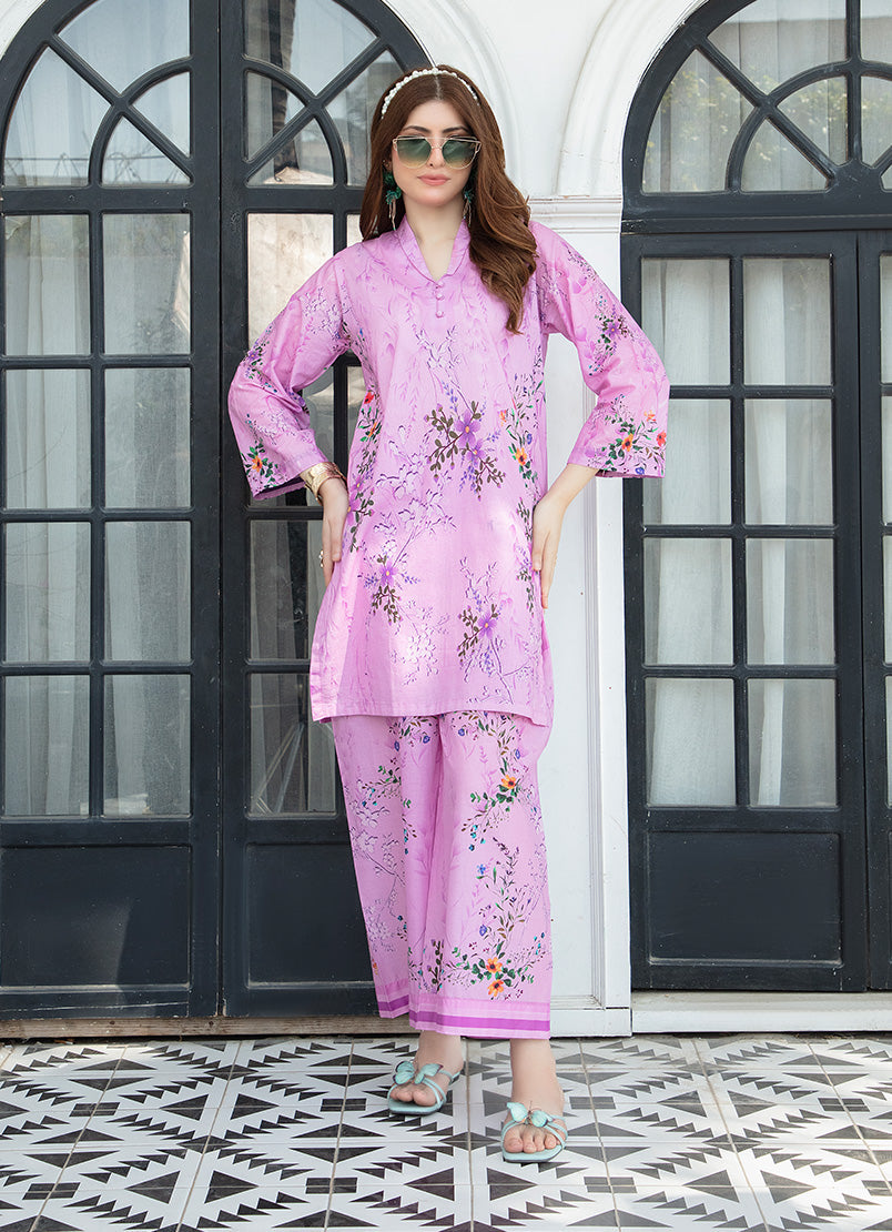 Rose Pink Elegant Co-Ord Set