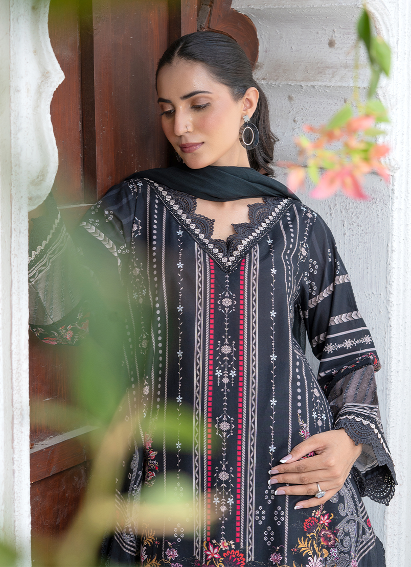 Onyx Bloom 3 PC Unstitched