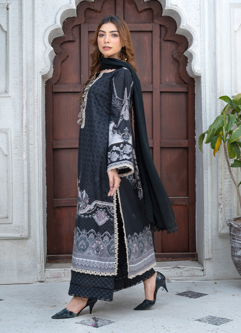 Midnight Grace 3 PC Unstitched