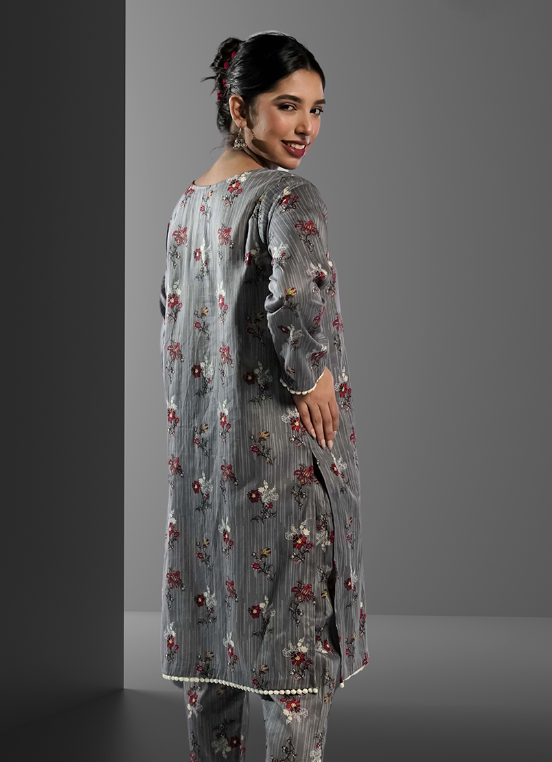 Soft Cambric Stitched Cawlan CO-ORD Set