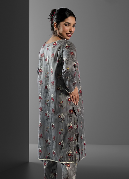 Soft Cambric Stitched Cawlan CO-ORD Set