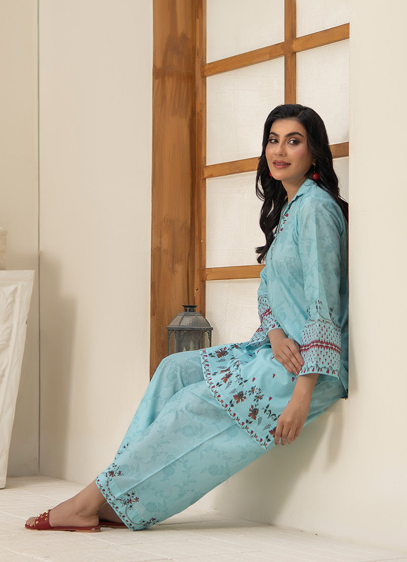 Mint Green Fresh Look 1 PC Shirt