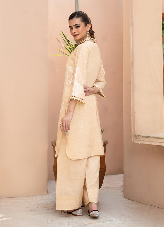 Detail Nude Beige Embroidery