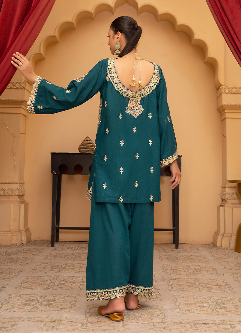 Teal Drape