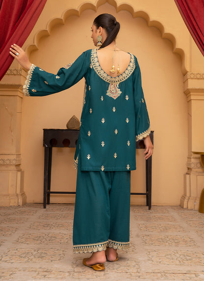 Teal Drape