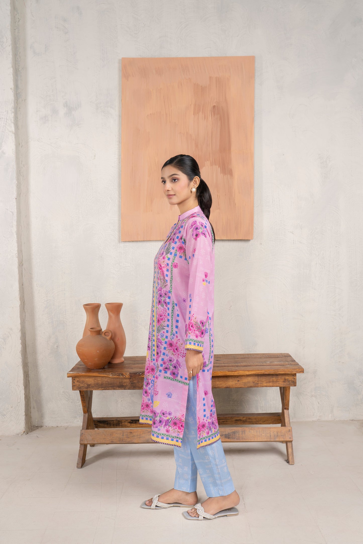 Floral Printed Kurta Set