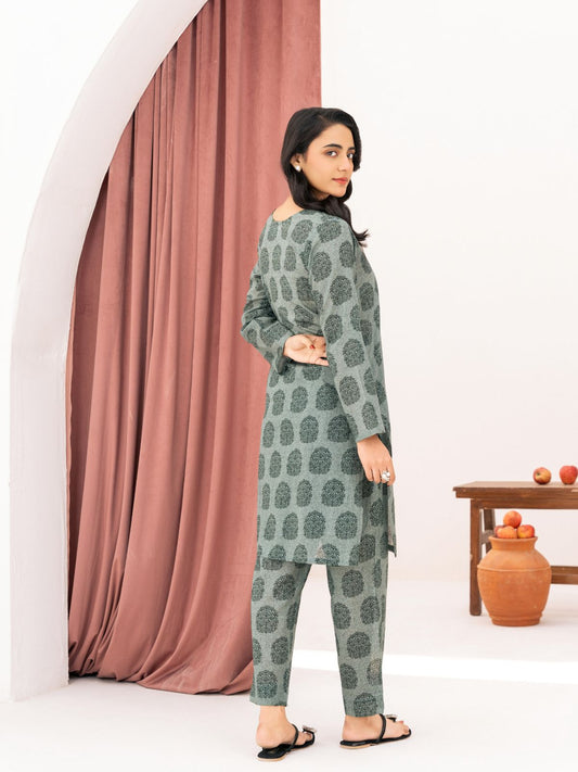 Soft Cambric Stitched Stone Pine CO-ORD Set