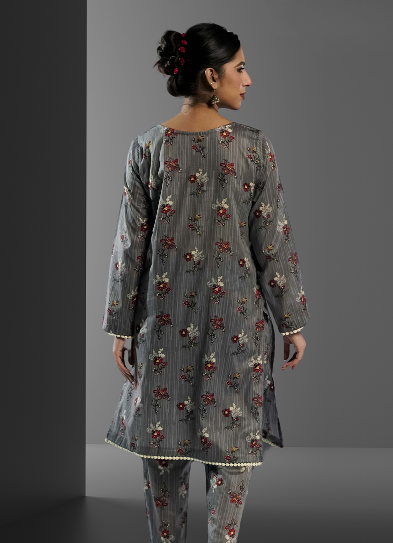 Soft Cambric Stitched Cawlan CO-ORD Set