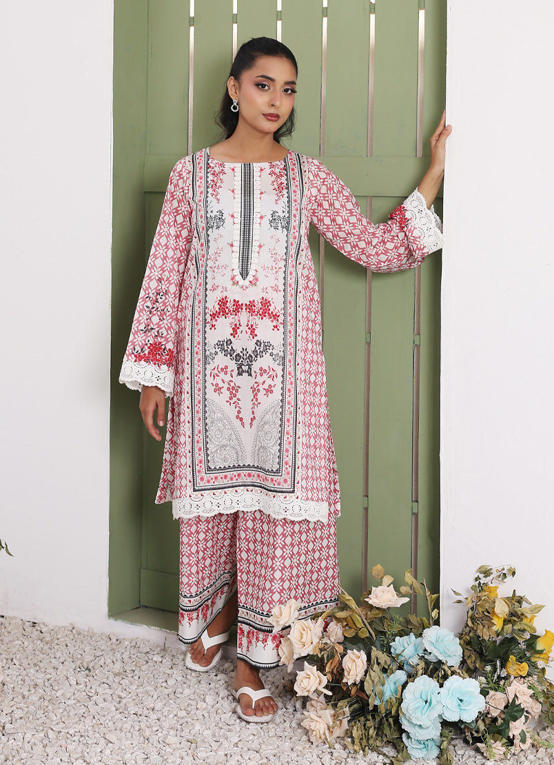 Crimson Glow Co-Ord Set