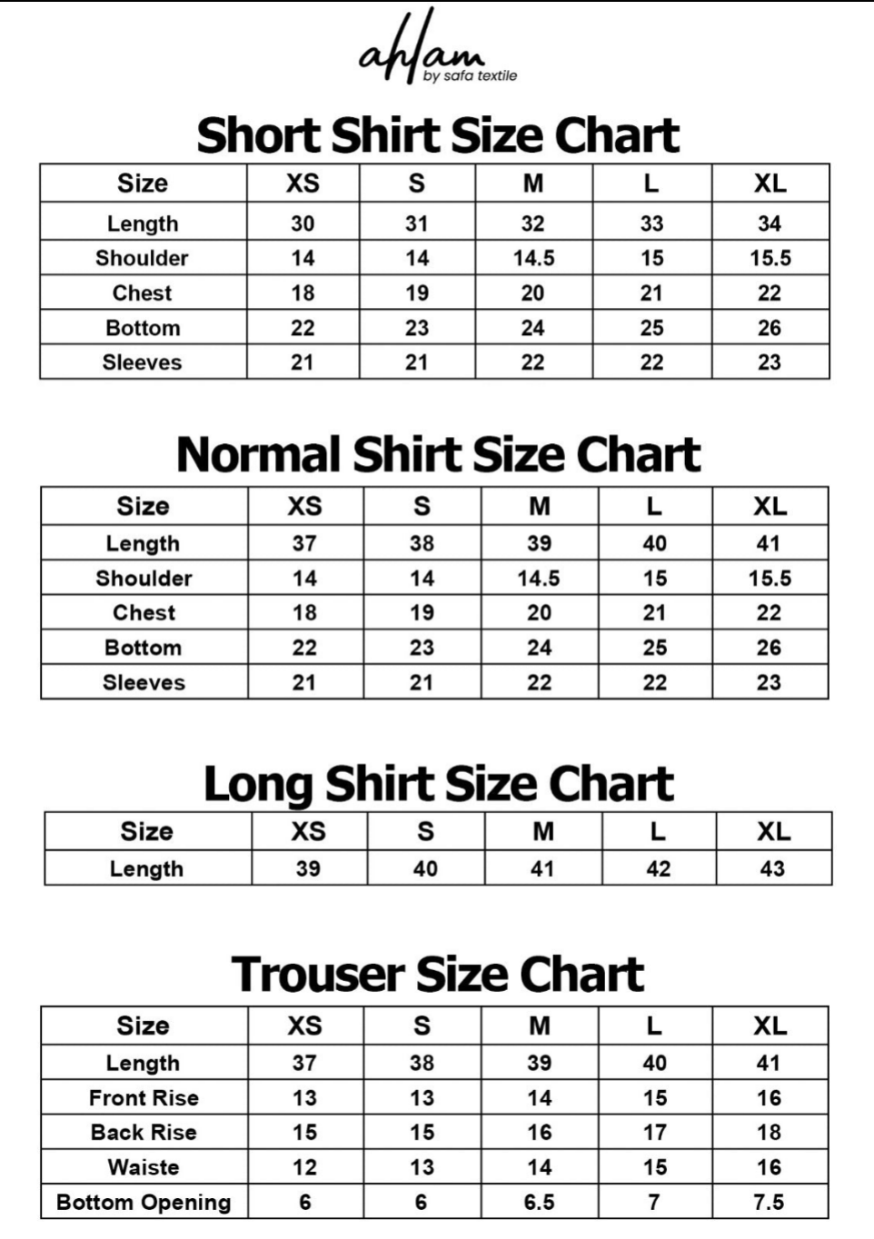 Size Guide