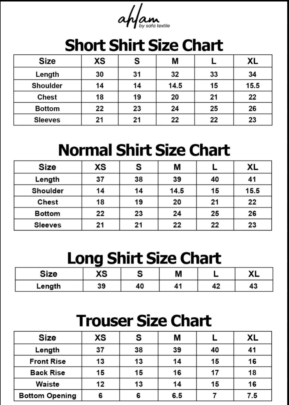 Size Guide