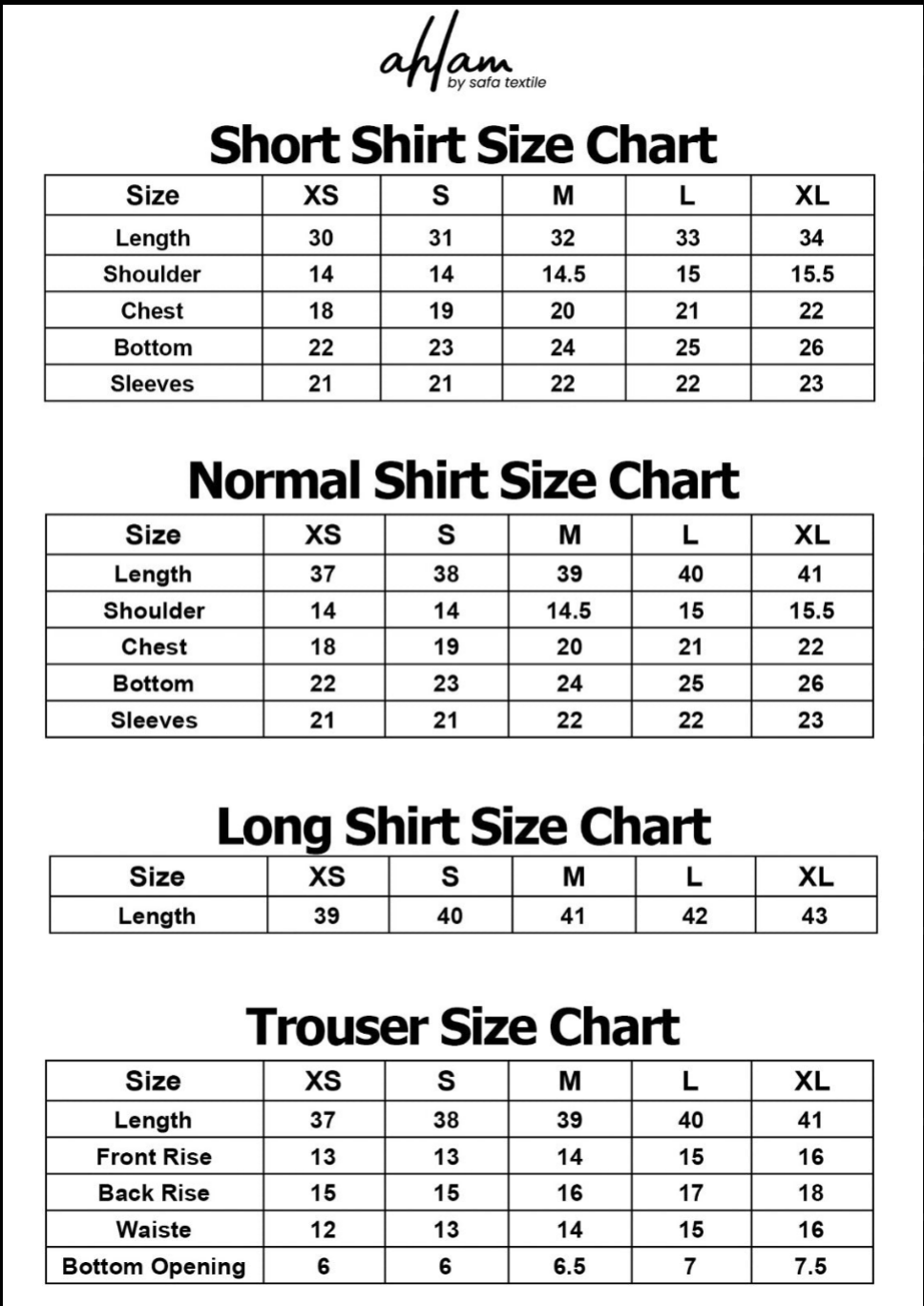 Size Guide