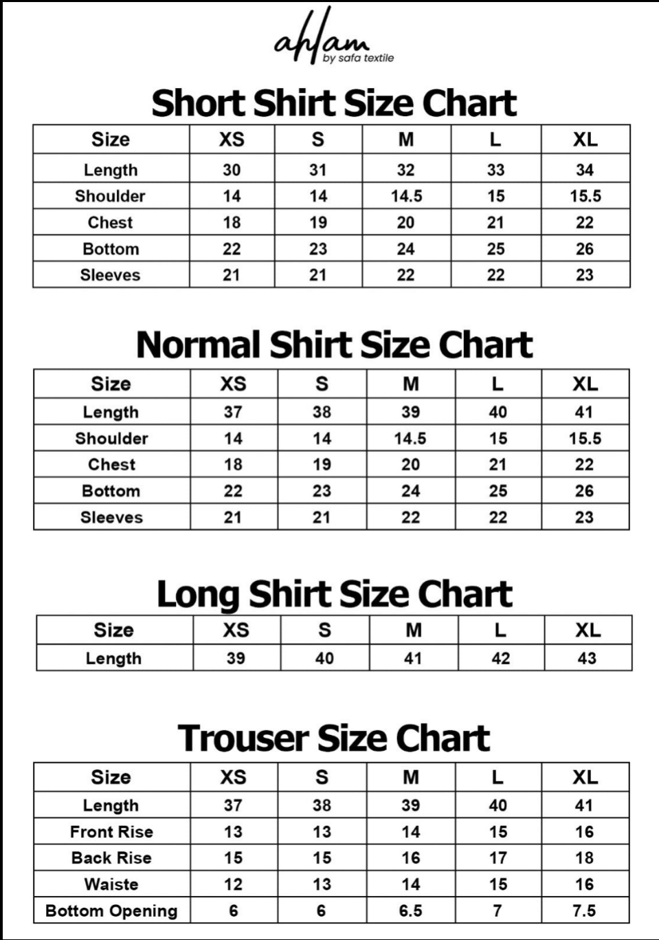Size Guide