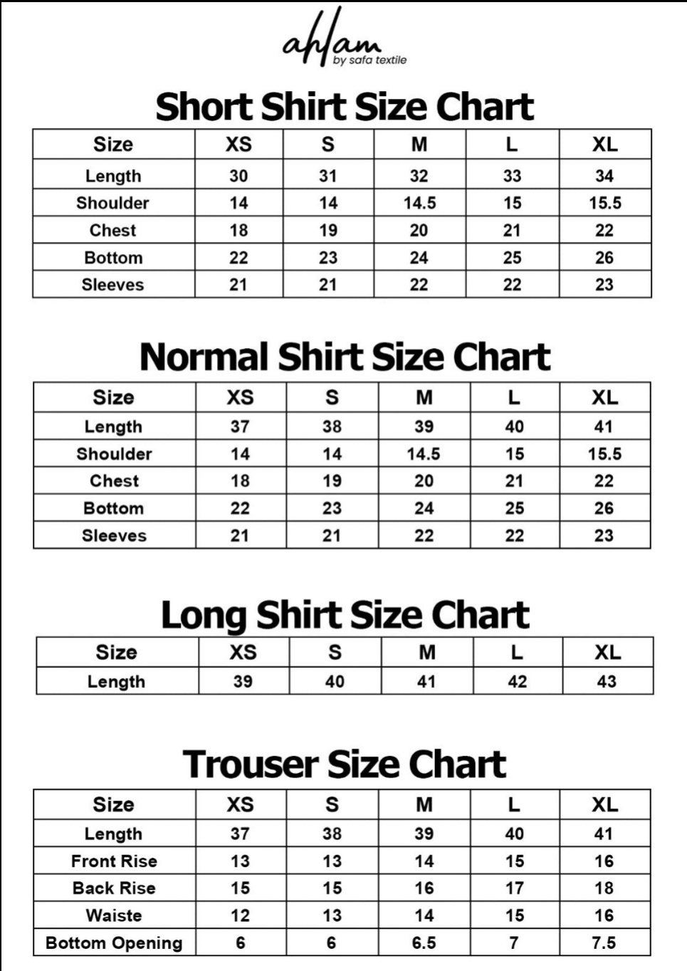 Size Guide