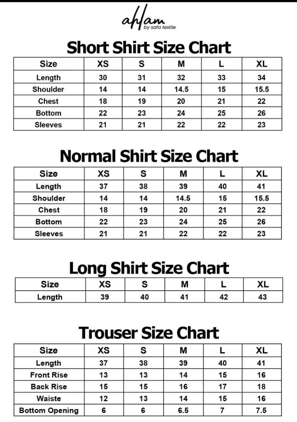 Size Guide