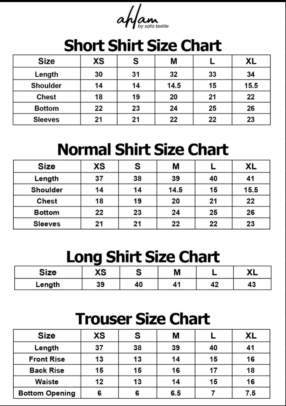 Size Guide