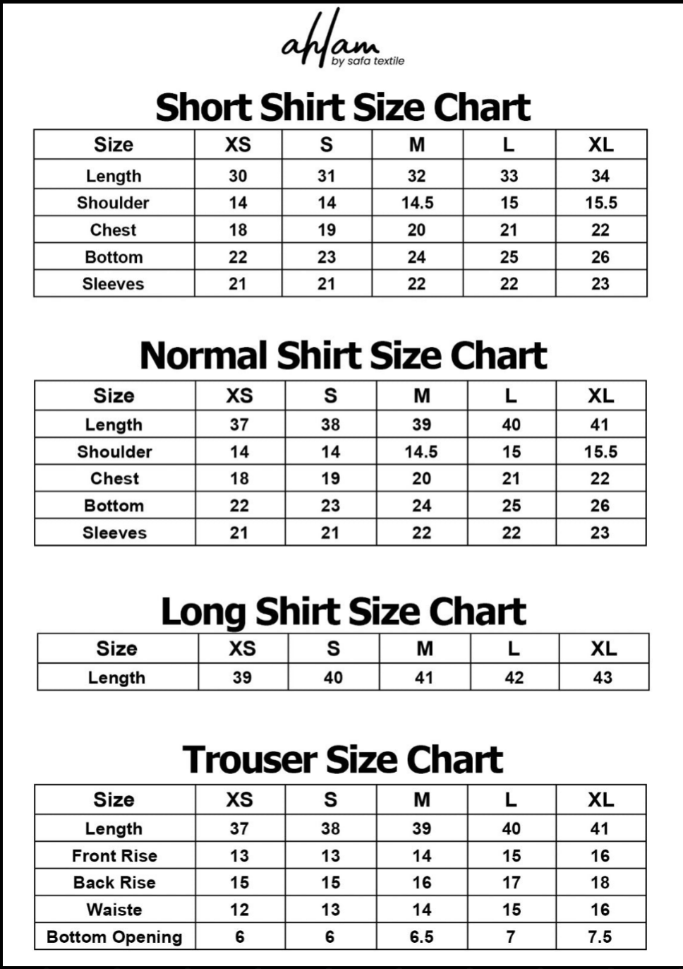 Size Guide