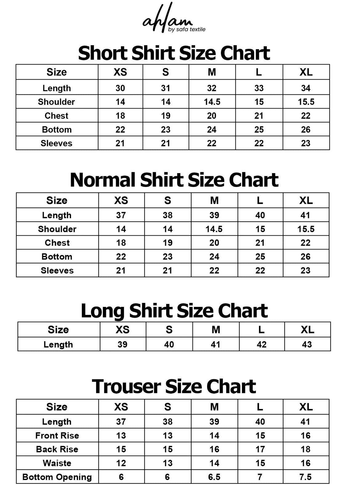 Size Guide