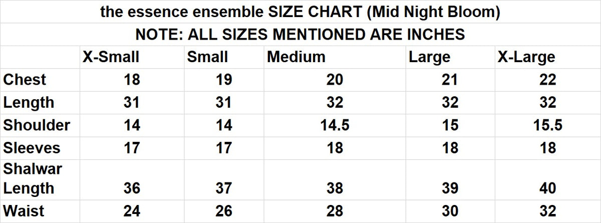 Size Guide